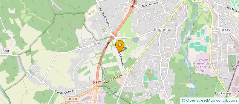 localisation de l'entreprise SCI LA NANTAISE  SAUMUR