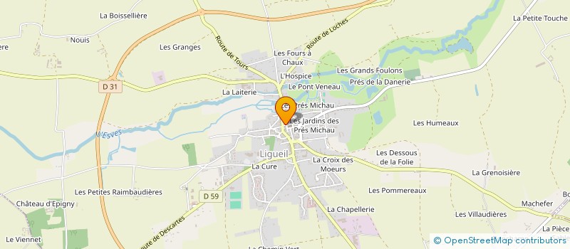 localisation de l'entreprise SCI LA NANTAISE-LEROY  LIGUEIL