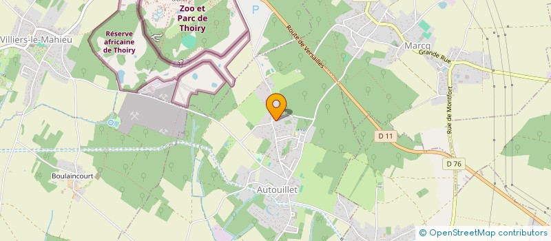 localisation de l'entreprise SCI LA NAPOULINE  AUTOUILLET