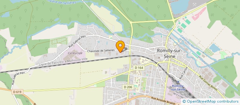 localisation de l'entreprise SCI LA NATELINE à ROMILLY-SUR-SEINE