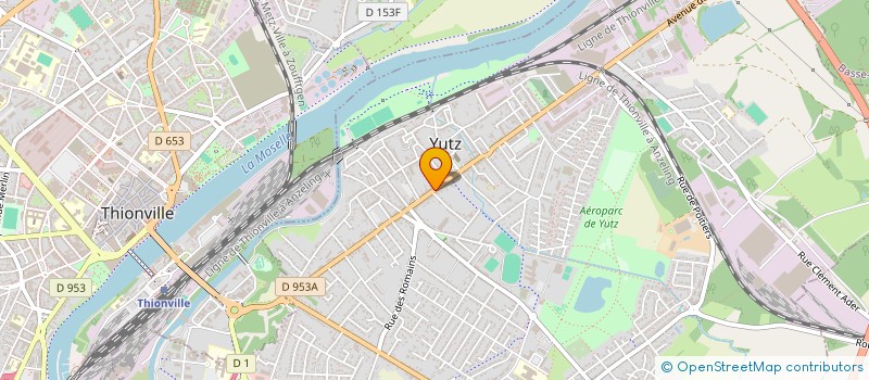 localisation de l'entreprise SCI LA NATIONALE  YUTZ