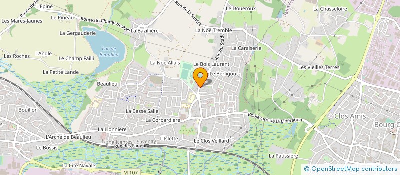 localisation de l'entreprise SCI LA NAVALE  COUERON