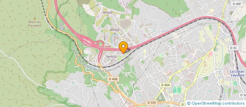 localisation de l'entreprise SCI LA NAVARRE  LA CIOTAT