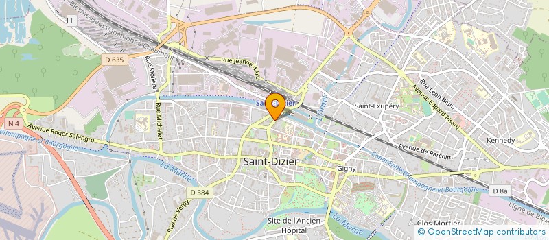localisation de l'entreprise SCI LA NAVICELLA à SAINT-DIZIER