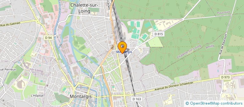 localisation de l'entreprise SCI LA NEMOURIENNE à MONTARGIS