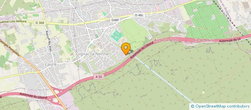 localisation de l'entreprise SCI LA NERTHE  GIGNAC-LA-NERTHE