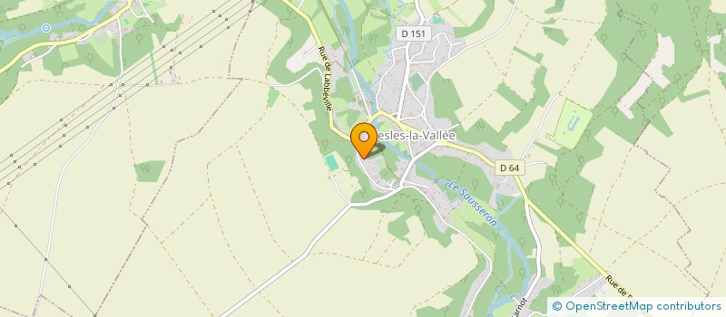 localisation de l'entreprise SCI LA NESLOISE  NESLES-LA-VALLEE