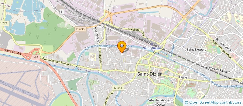 localisation de l'entreprise SCI LA NEUVE RIVIERE à SAINT-DIZIER