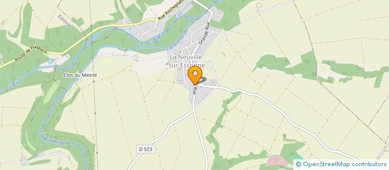 localisation de l'entreprise SCI LA NEUVILLE à LA NEUVILLE-SUR-ESSONNE