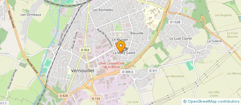 localisation de l'entreprise SCI LA NEUVILLETTE à DREUX