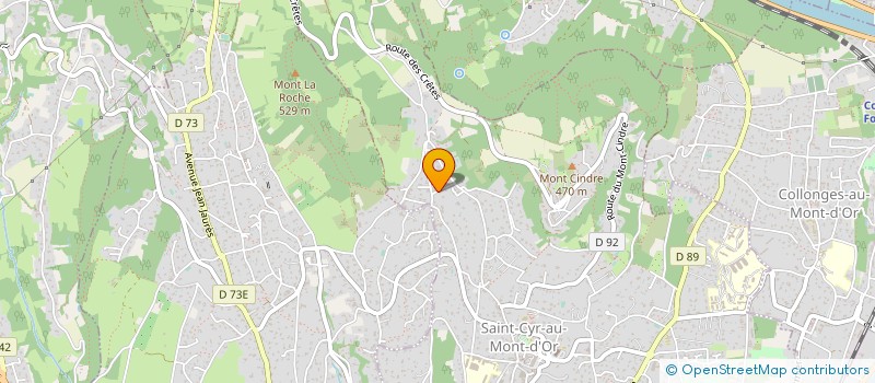 localisation de l'entreprise SCI LA NEUVILLOISE  SAINT-CYR-AU-MONT-D'OR