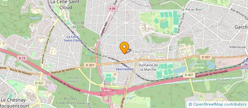localisation de l'entreprise SCI LA NICHE à VAUCRESSON