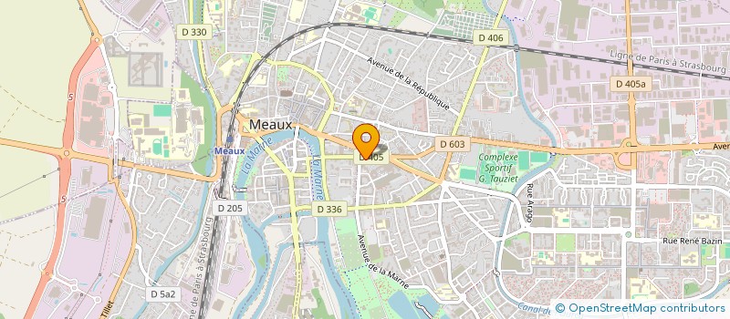 localisation de l'entreprise SCI LA NIVELLE  MEAUX