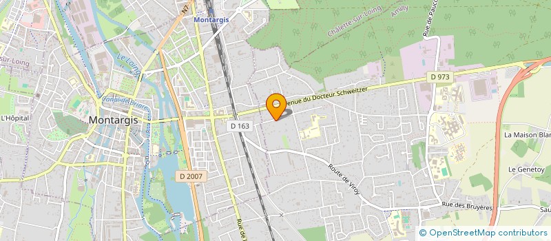 localisation de l'entreprise SCI LA NIVELLE à AMILLY