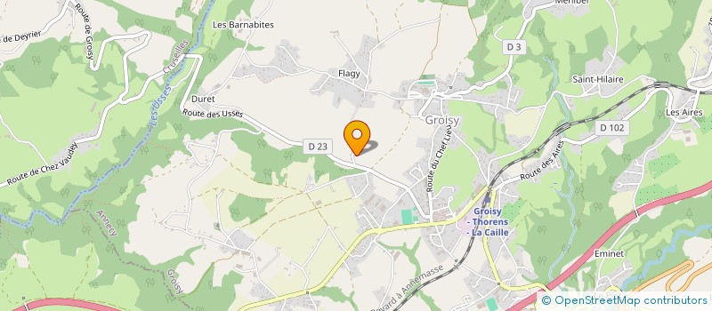 localisation de l'entreprise SCI LA NOBLE  GROISY