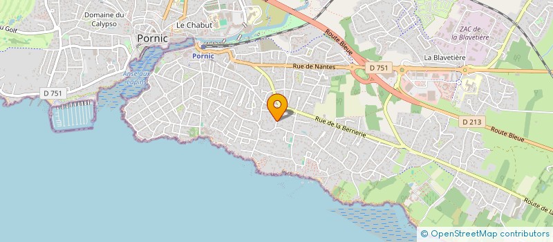 localisation de l'entreprise SCI LA NOE  PORNIC