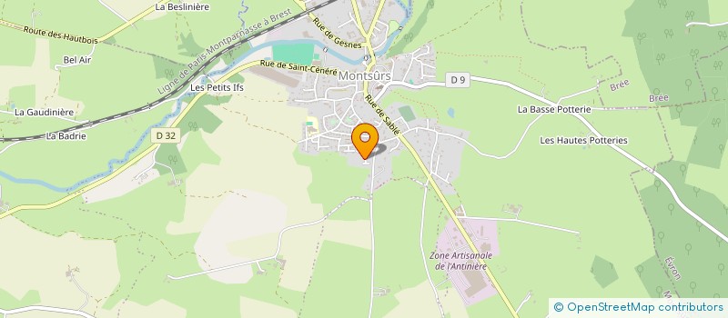 localisation de l'entreprise SCI LA NOE  LA CHAPELLE-RAINSOUIN