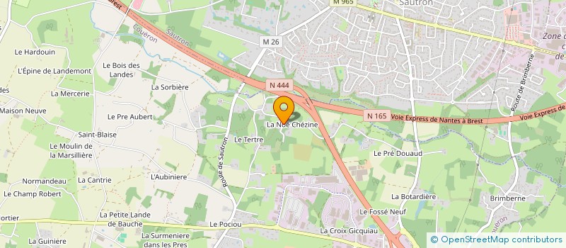 localisation de l'entreprise SCI LA NOE à COUERON