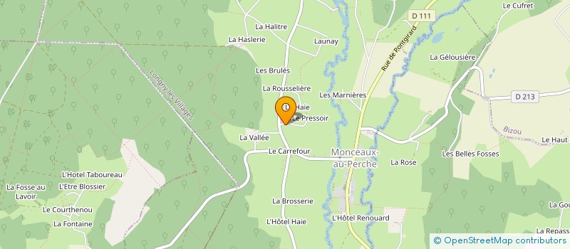 localisation de l'entreprise SCI LA NOE à LONGNY LES VILLAGES