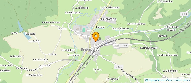 localisation de l'entreprise SCI LA NOE DU BOURG à BRETONCELLES