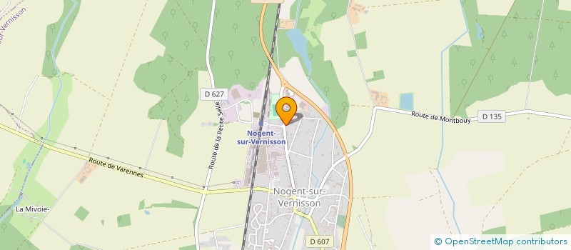 localisation de l'entreprise SCI LA NOGENTAISE à NOGENT-SUR-VERNISSON