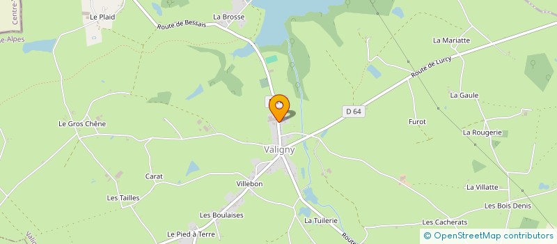 localisation de l'entreprise SCI LA NOIERIE  SAINT-DOULCHARD