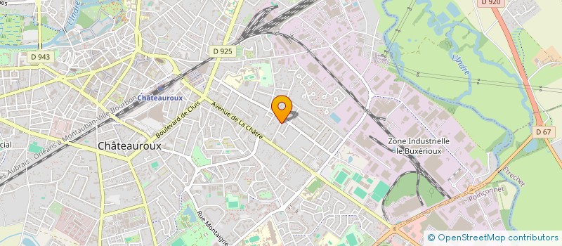localisation de l'entreprise SCI LA NORCIERE  CHATEAUROUX