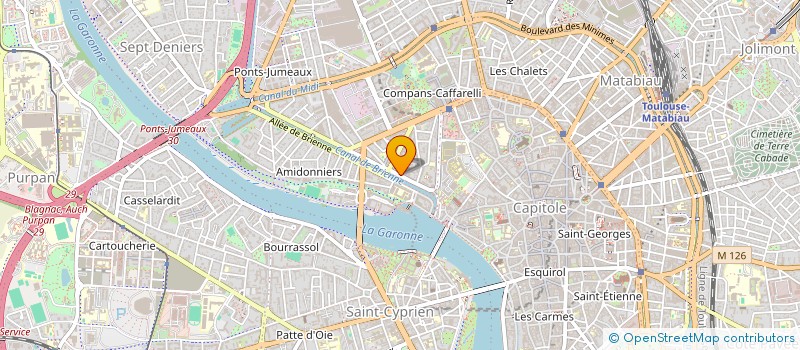 localisation de l'entreprise SCI LA NORIA à TOULOUSE