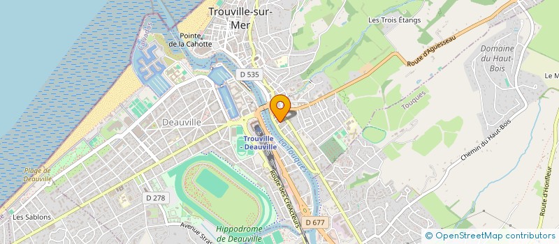 localisation de l'entreprise SCI LA NORMANDE à TROUVILLE-SUR-MER