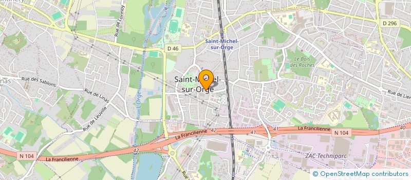 localisation de l'entreprise SCI LA NORMANDE  SAINT-MICHEL-SUR-ORGE