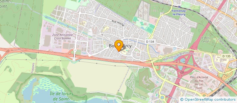 localisation de l'entreprise SCI LA NORMANDIE  BOIS-D'ARCY