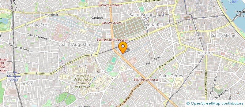 localisation de l'entreprise SCI LA NORMANTUDE à BORDEAUX