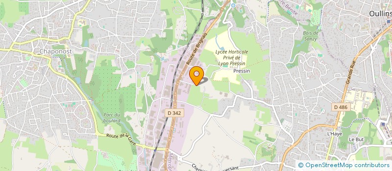 localisation de l'entreprise SCI LA NOTRE  SAINT-GENIS-LAVAL