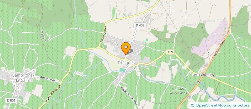 localisation de l'entreprise SCI LA NOTTE ZOZI  TRESQUES