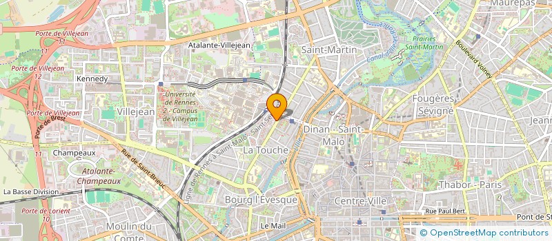 localisation de l'entreprise SCI LA NOUASSE  RENNES