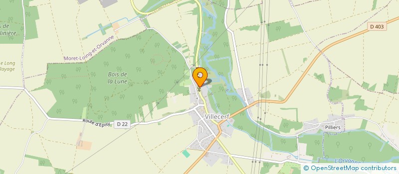 localisation de l'entreprise SCI LA NOUE  VILLECERF