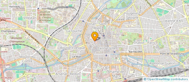 localisation de l'entreprise SCI LA NOUE  RENNES