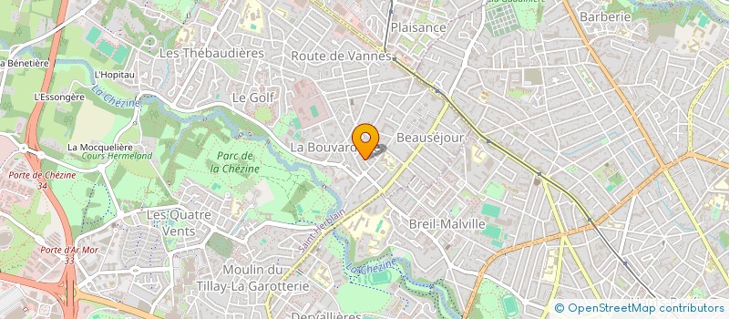 localisation de l'entreprise SCI LA NOUE  SAINT-HERBLAIN