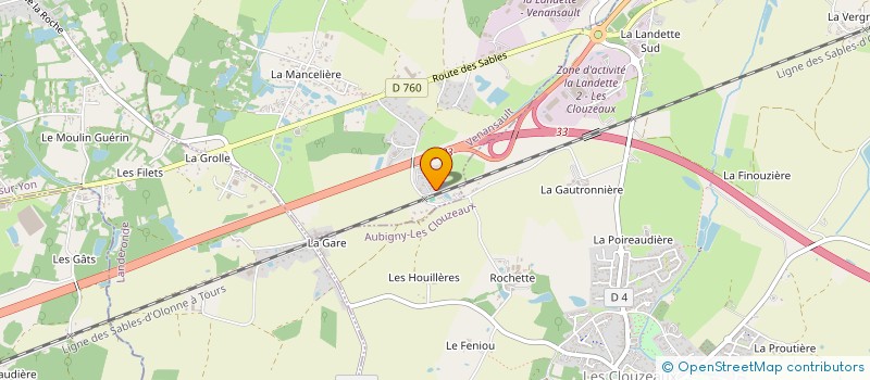 localisation de l'entreprise SCI LA NOUE  VENANSAULT