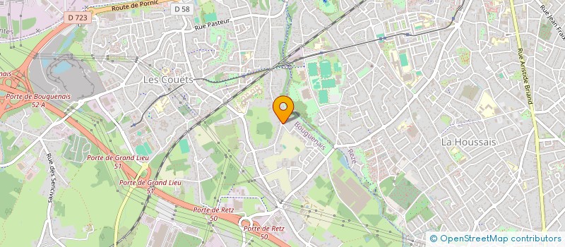 localisation de l'entreprise SCI LA NOUE BRAS DE FER à BOUGUENAIS