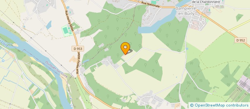 localisation de l'entreprise SCI LA NOUE DES PINS  DAMPIERRE-EN-BURLY