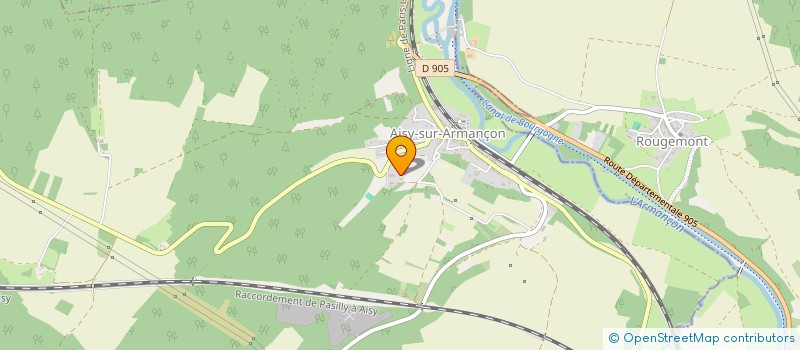 localisation de l'entreprise SCI LA NOUREE  AISY-SUR-ARMANCON