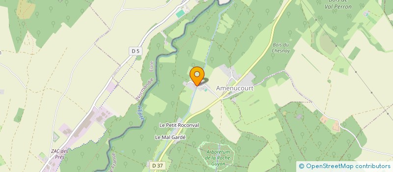 localisation de l'entreprise SCI LA NOUVA  AMENUCOURT