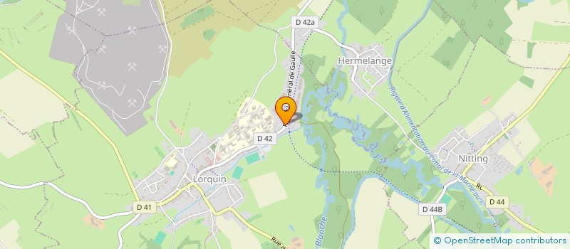 localisation de l'entreprise SCI LA NOUVELLE AUBERGE  LORQUIN