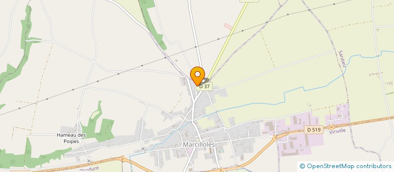 localisation de l'entreprise SCI LA NOUVELLE GARE  MARCILLOLES