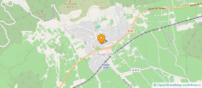 localisation de l'entreprise SCI LA NOUVELLE MARINE  CUERS