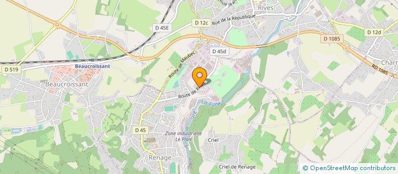 localisation de l'entreprise SCI LA NOVAZ  RENAGE