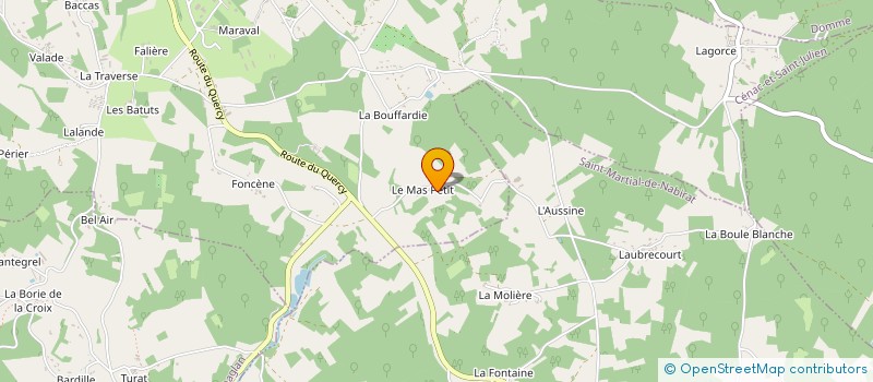 localisation de l'entreprise SCI LA NOYERAIE  CENAC ET SAINT JULIEN