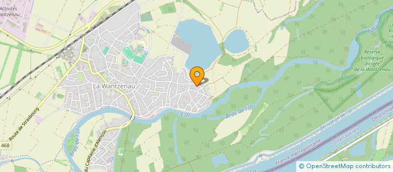 localisation de l'entreprise SCI LA NUEE BLEUE NATM  LA WANTZENAU