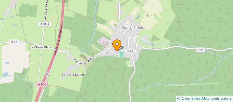 localisation de l'entreprise SCI LA OXXO  BOURG-FIDELE